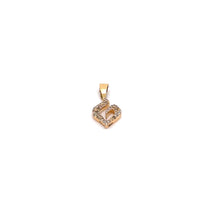 COLORED DIAMONDS & YELLOW GOLD LOGO CHARMS & PENDANT
