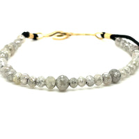 GREY DIAMONDS AND 18K YELLOW GOLD