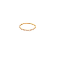 18K YELLOW GLOD & WHITE DIAMONDS (ALL AROUND)