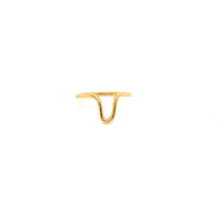 YELLOW GOLD WAVE RING