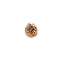 COLORED DIAMONDS & YELLOW GOLD EARRING