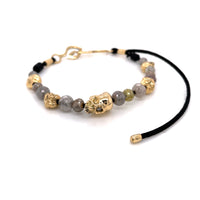 ONE EYED SKULL & DIAMOND BEADS